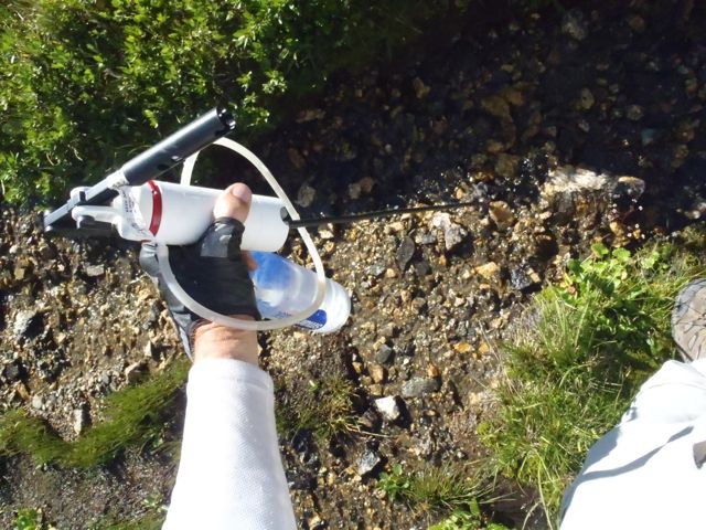 Pumping water, Rocky Mt National Pk