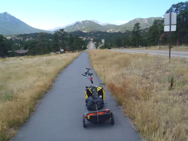 Bike trail, Estes Park CO