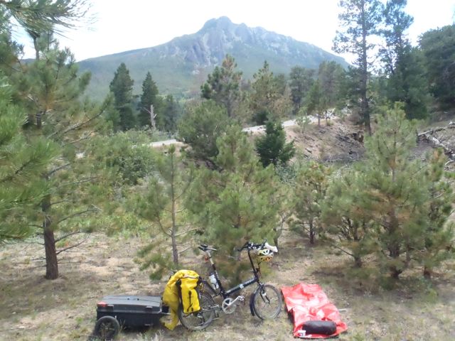 Nap stop, Hwy 7 S of Estes Park