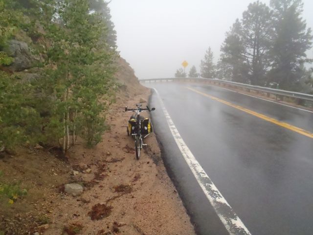 Heavy fog, Coal Creek Canyon Rd, Hwy 72