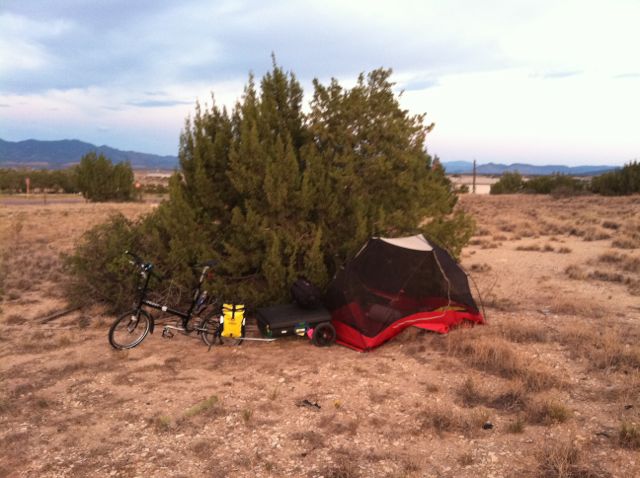 Campsite west of Pueblo