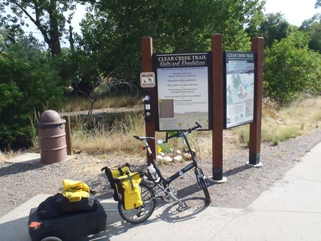 Trail from Golden to Denver