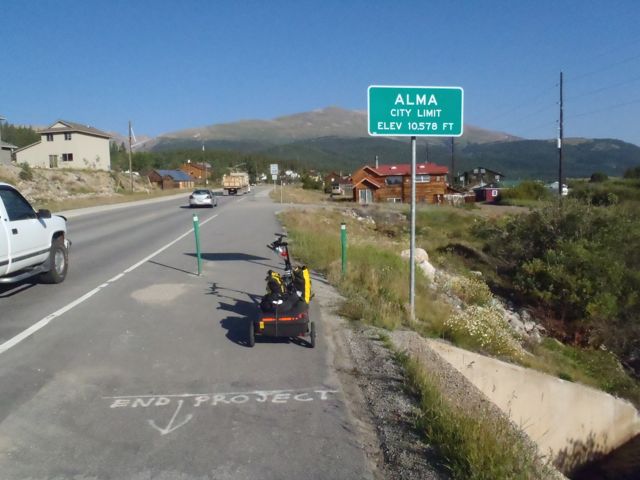 Alma, Highest incorporated city