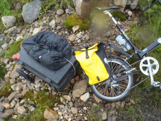 Snow on bike, Mosquito Pass