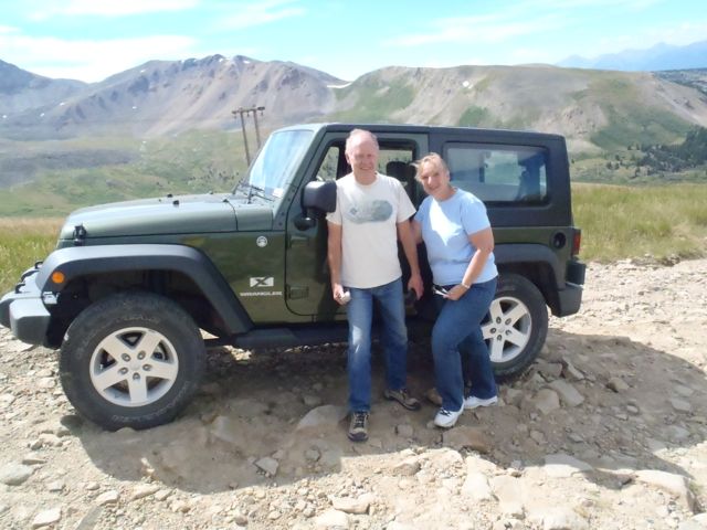 David and Margaret, climbing Mosquito Pass